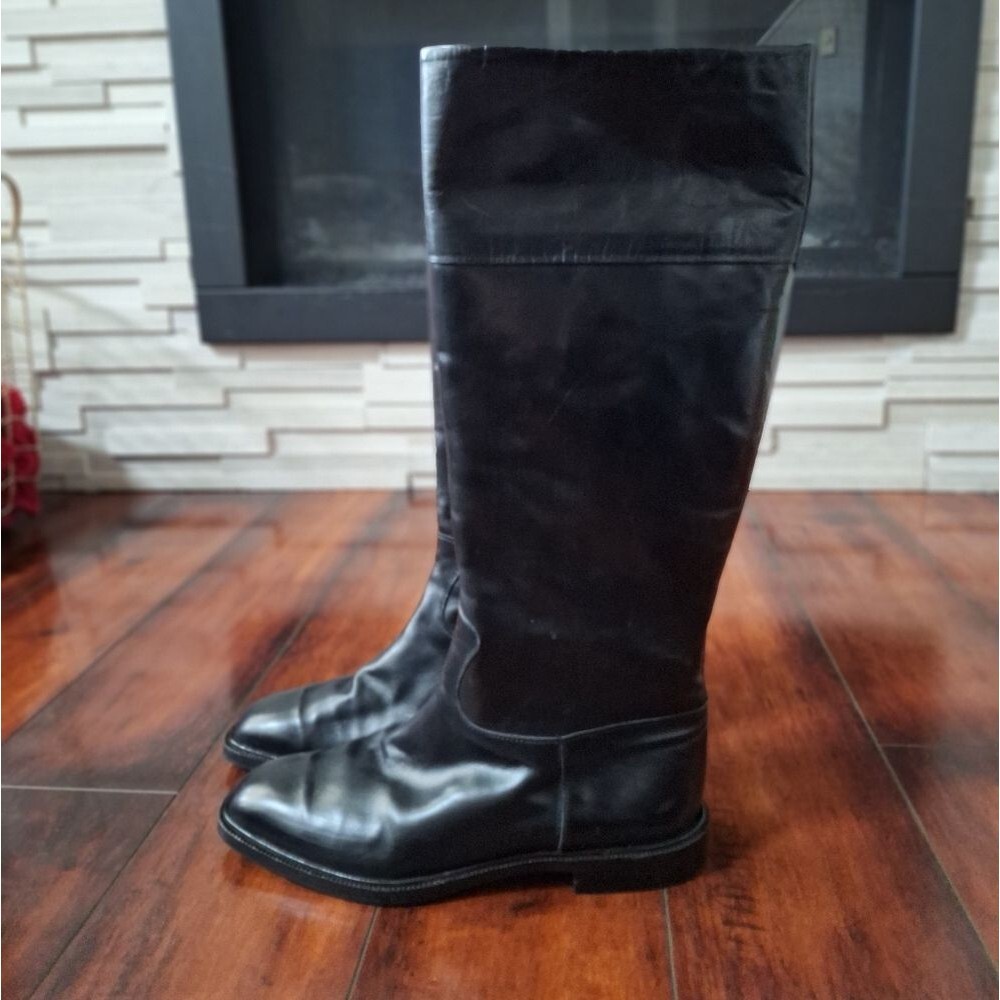 Fratelli Rossetti Black Riding Boots Size EU 36.5 US 6